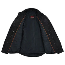Load image into Gallery viewer, Men's Premium Lightweight Black Leather Shirt