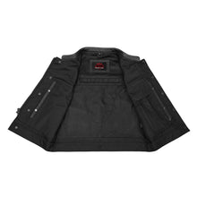 Load image into Gallery viewer, Gravel Ghost™ Lowcut Men’s Leather Motorcycle Vest