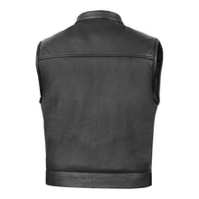Load image into Gallery viewer, Gravel Ghost™ Lowcut Men’s Leather Motorcycle Vest