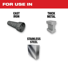 Load image into Gallery viewer, Milwaukee 48-00-5562 9" 7TPI The TORCH for CAST IRON with NITRUS CARBIDE 5PK