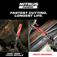 Load image into Gallery viewer, Milwaukee 48-00-5562 9" 7TPI The TORCH for CAST IRON with NITRUS CARBIDE 5PK
