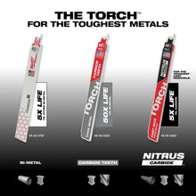 Load image into Gallery viewer, Milwaukee 48-00-5562 9" 7TPI The TORCH for CAST IRON with NITRUS CARBIDE 5PK