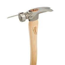 Load image into Gallery viewer, Milwaukee 48-22-9419 19oz Milled Face Hickory Handle Framing Hammer