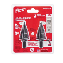 Load image into Gallery viewer, Milwaukee 48-89-9239 Step Drill Bit Set #9 7/8" &amp; 1-1/8" - 2PC