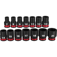 Load image into Gallery viewer, Milwaukee 49-66-7007 14PC SHOCKWAVE Impact Duty™ 3/8" Drive Metric Standard 6 Point Socket Set