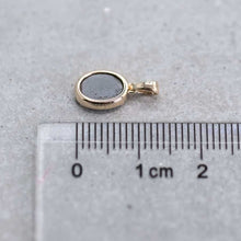 Load image into Gallery viewer, Minimal Style Oval Doublet Opal Pendant Necklace 14k Yellow Gold