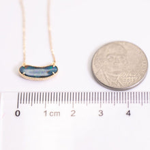 Load image into Gallery viewer, Minimalist Australian Boulder Opal Necklace 18K Yellow Gold