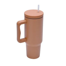 Load image into Gallery viewer, World’s Best Cup: The GetBullish Monocolor Sticker Tumbler 40 Oz Handle Travel Mug - Choose Your Own Sticker Pack