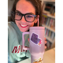 Load image into Gallery viewer, World’s Best Cup: The GetBullish Monocolor Sticker Tumbler 40 Oz Handle Travel Mug - Choose Your Own Sticker Pack