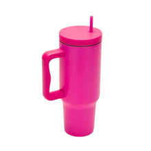 Load image into Gallery viewer, World’s Best Cup: The GetBullish Monocolor Sticker Tumbler 40 Oz Handle Travel Mug - Choose Your Own Sticker Pack