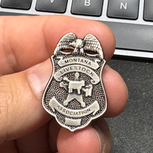 Load image into Gallery viewer, PBX-009-C Montana Livestock Association Yellowstone Commissioner Dutton lapel pin