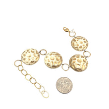 Load image into Gallery viewer, White Moon Rock Stations Bracelet
