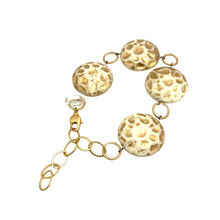 Load image into Gallery viewer, White Moon Rock Stations Bracelet