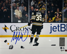 Load image into Gallery viewer, Morgan Geekie Hat Trick Boston Bruins Autographed 11" x 14" Hockey Photo