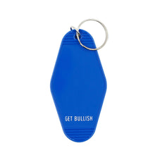 Load image into Gallery viewer, My Other Car Is Your Dad Motel Keychain in Blue