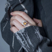Load image into Gallery viewer, My Shining Star - 1.69ct Fire Opal Marquise Cut Diamond Engagement Ring 18k Gold