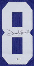 Load image into Gallery viewer, Daniel Jones New York Giants Autographed Royal Blue Football Jersey - Beckett Authenticated