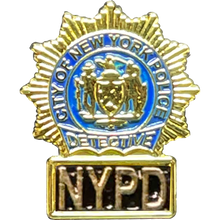 Load image into Gallery viewer, PBX-012-C New York City Police Detective NYPD Pin