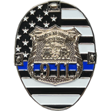 Load image into Gallery viewer, EL11-006 New York City Police Officer Jason Voorhees Challenge Coin Friday the 13th Movie Poster NYPD