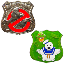 Load image into Gallery viewer, GL12-004 NYPD Slimer No Ghost Challenge Coin New York City Police Buster