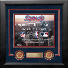 Load image into Gallery viewer, Washington Nationals Custom MLB Baseball 8x10 Picture Frame Kit (Multiple Colors)