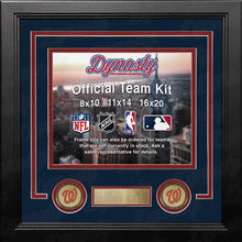 Load image into Gallery viewer, Washington Nationals Custom MLB Baseball 16x20 Picture Frame Kit (Multiple Colors)