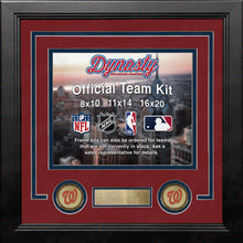 Load image into Gallery viewer, Washington Nationals Custom MLB Baseball 11x14 Picture Frame Kit (Multiple Colors)