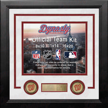 Load image into Gallery viewer, Washington Nationals Custom MLB Baseball 8x10 Picture Frame Kit (Multiple Colors)