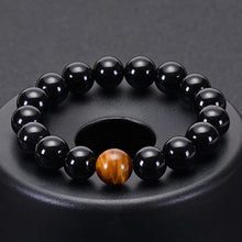 Load image into Gallery viewer, Obsidian Bravery and Protection Bracelet