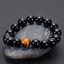 Load image into Gallery viewer, Obsidian Bravery and Protection Bracelet