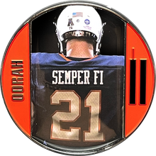Load image into Gallery viewer, BL17-010 Navy Athletics Football September 11th Semper Fi Marines Uniform Challenge Coin