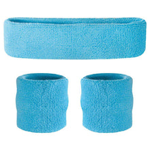 Load image into Gallery viewer, Kids Sweatband Set (1 Headband / 2 Wristbands)