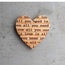Load image into Gallery viewer, All You Need Is Love Pallet Wood Hearts
