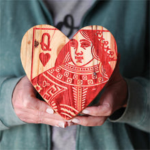 Load image into Gallery viewer, Queen of Hearts Pallet Wood Hearts