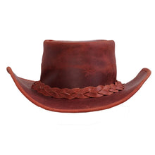 Load image into Gallery viewer, Midnight Wrangler - Men’s Leather Hat