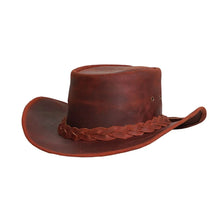 Load image into Gallery viewer, Midnight Wrangler - Men’s Leather Hat