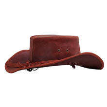 Load image into Gallery viewer, Midnight Wrangler - Men’s Leather Hat