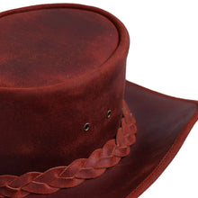 Load image into Gallery viewer, Midnight Wrangler - Men’s Leather Hat