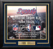 Load image into Gallery viewer, Milwaukee Brewers Custom MLB Baseball 16x20 Picture Frame Kit (Multiple Colors)