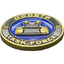 Load image into Gallery viewer, BL17-006 OCDETF Organized Crime DEA Task Force Federal Agent Challenge Coin FBI ATF HSI Police