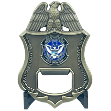 Load image into Gallery viewer, BL10-004 CBP Officer Office of Field Operations OFO CBPO Challenge Coin Bottle Opener