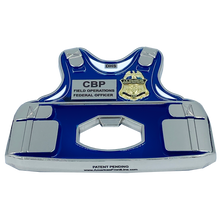 Load image into Gallery viewer, EL6-011 OFO CBP Field Operations Bottle Opener Body Armor Ballistic Vest Challenge Coin CBPO Field Ops CBP Officer