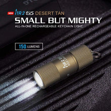 Load image into Gallery viewer, OLIGHT I1R2 EOS Keychain Flashlight Kit - Desert Tan