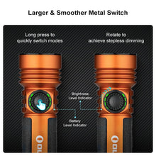 Load image into Gallery viewer, OLIGHT SEEKER4PROOG Seeker 4 Pro High Power Flashlight - Orange CW(5700~7000K)
