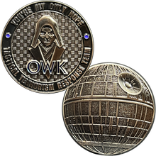 Load image into Gallery viewer, DL13-008 Obi-wan Kenobi You're My Only Hope Death Star TACTICAL TERRORISM RESPONSE TEAM 10 TTRT CBP Challenge Coin