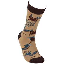 Load image into Gallery viewer, Officially Checked Out Socks | Office Everyday Socks