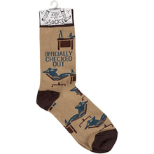 Load image into Gallery viewer, Officially Checked Out Socks | Office Everyday Socks