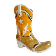 Load image into Gallery viewer, Two Tone Cowboy Boot Vase