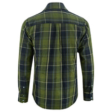 Load image into Gallery viewer, Green forest Men's Outdoor Green Flannel Shirt