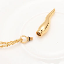 Load image into Gallery viewer, Italian Horn Cremation Necklace